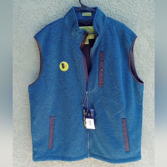 St. John's Bay Jackets & Blazers - NWT ST. JOHN'S BAY Terra-Tek Lyons Blue/Teal Windproof/Water Resistant Vest XXL